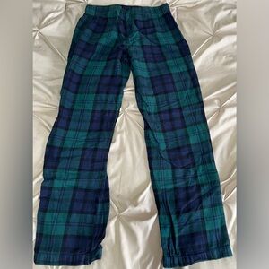 Old Navy Green and Navy Blue Plaid Flannel Pajama Pants XS